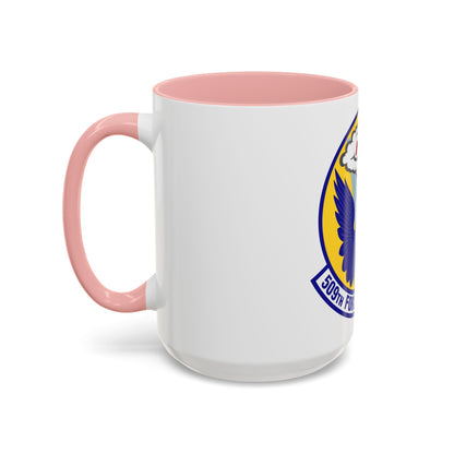 509th Force Support Squadron (U.S. Air Force) Accent Coffee Mug