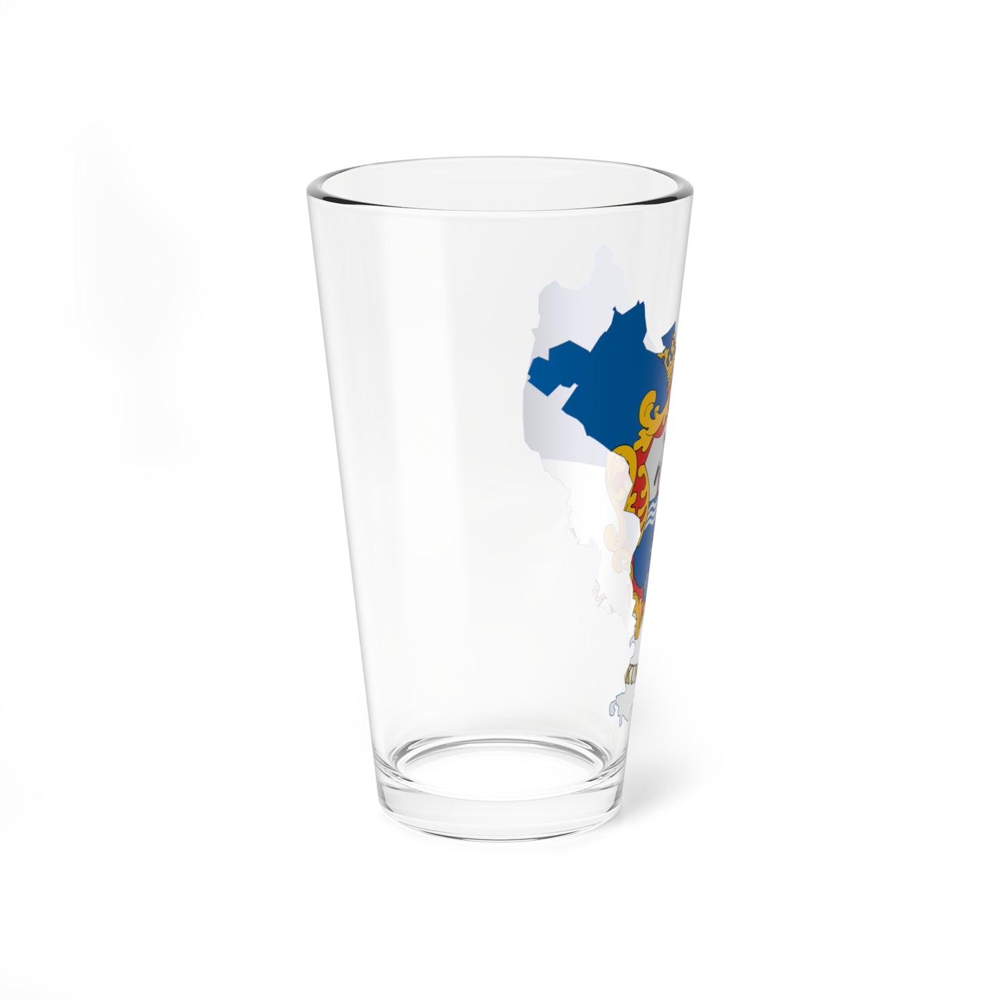 Flag-map of Jasz-Nagykun-Szolnok County (Hungary) Pint Glass 16oz