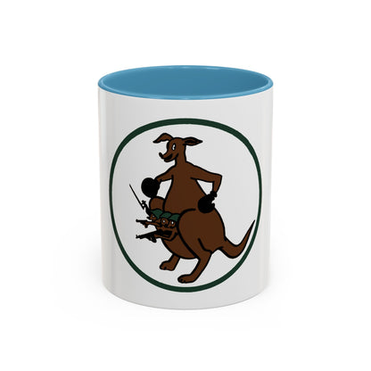52 Airlift Squadron AMC (U.S. Air Force) Accent Coffee Mug