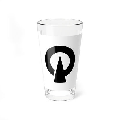 Flag of Matsuyama Kagoshima 1969-2006 (Japan) Pint Glass 16oz