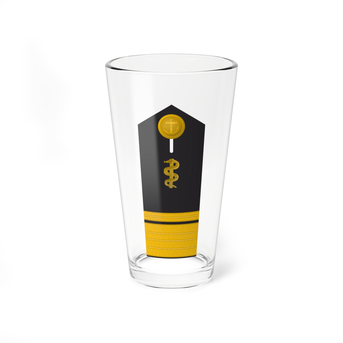 MDS 61b Admiralarzt San HM L (Military Rank) Pint Glass 16oz