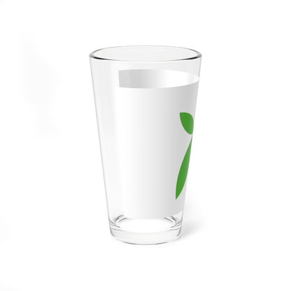 Flag of Miyawaka Fukuoka (Japan) Pint Glass 16oz