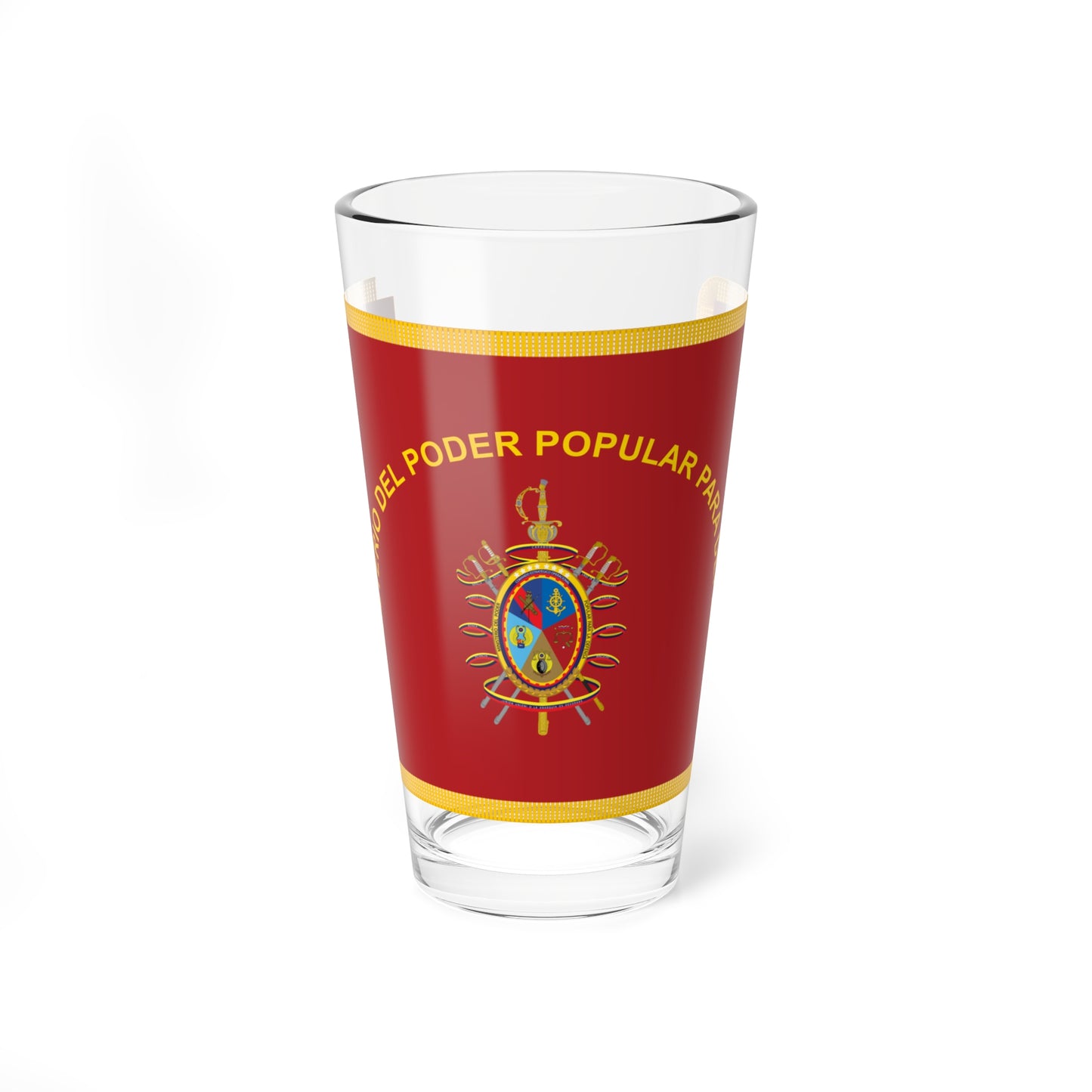 Flag of the Ministry of Defense Venezuela (Venezuela) Pint Glass 16oz