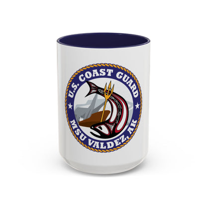 USCG MSU Valdez AK (U.S. Coast Guard) Accent Coffee Mug