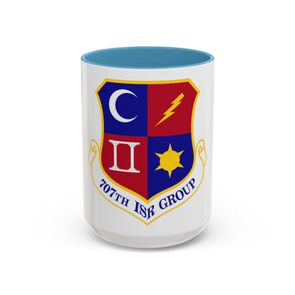 707 Intelligence Surveillance and Reconnaissance Group AFISRA (U.S. Air Force) Accent Coffee Mug