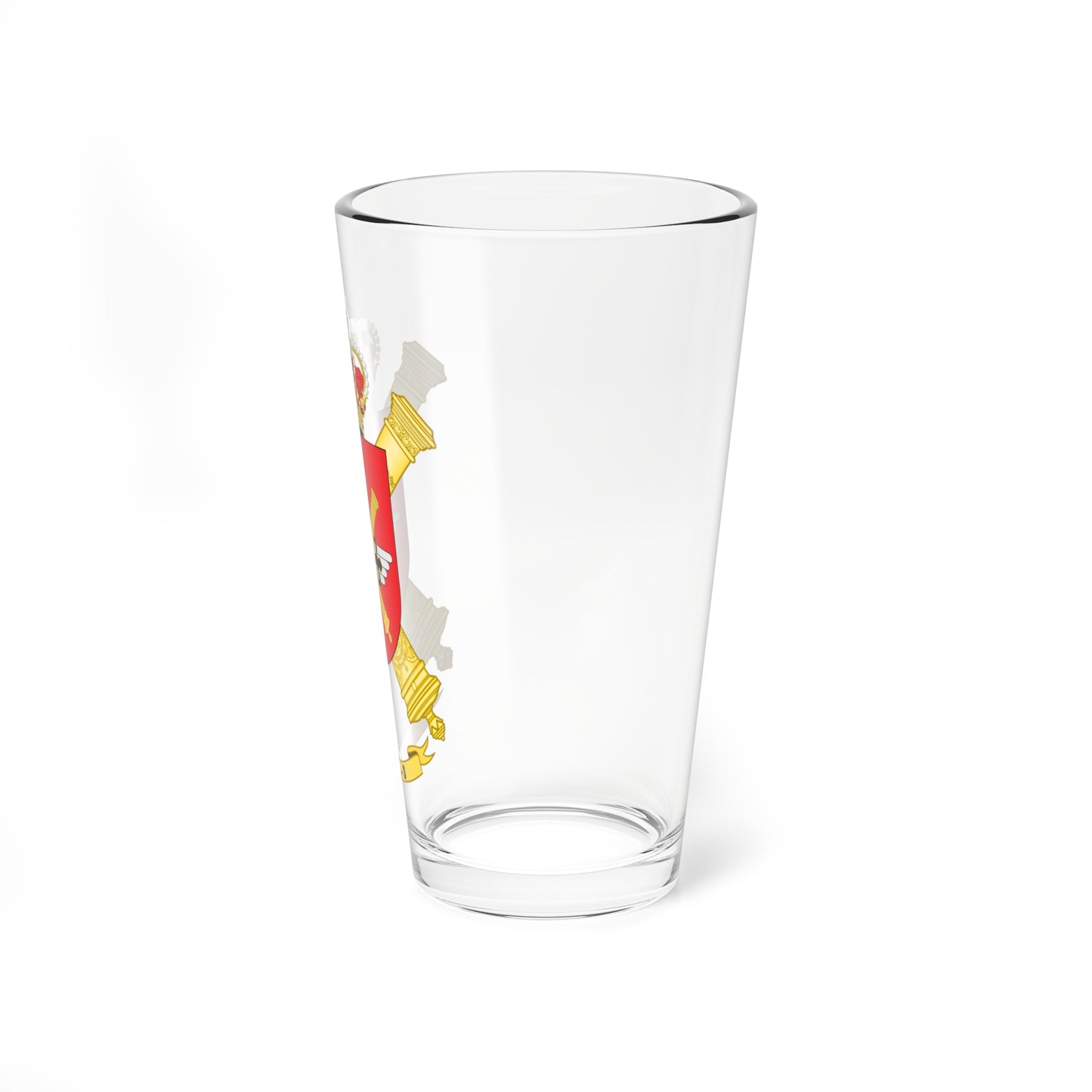 Escudo del Grupo de Artillería de Antiaérea número 3 (Spain) (Coat of Arms) Pint Glass 16oz