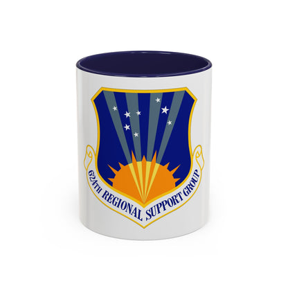 624th Regional Support Group (U.S. Air Force) Accent Coffee Mug