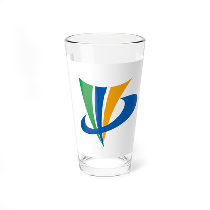 Flag of Nakanoto Ishikawa (Japan) Pint Glass 16oz