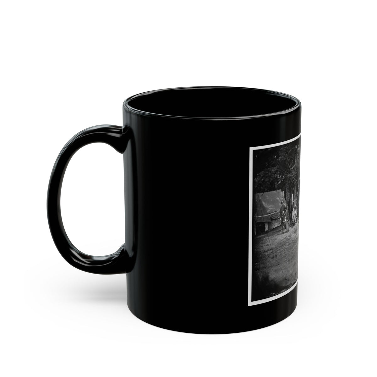 Untitled 001(5) (U.S. Civil War) Black Coffee Mug