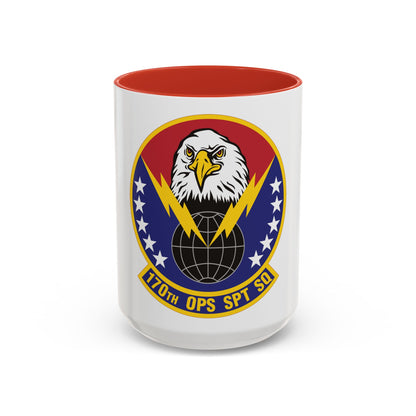 170th Operations Support Squadron (U.S. Air Force) Accent Coffee Mug