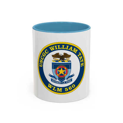 USCGC William Tate WLM 560 (U.S. Coast Guard) Accent Coffee Mug