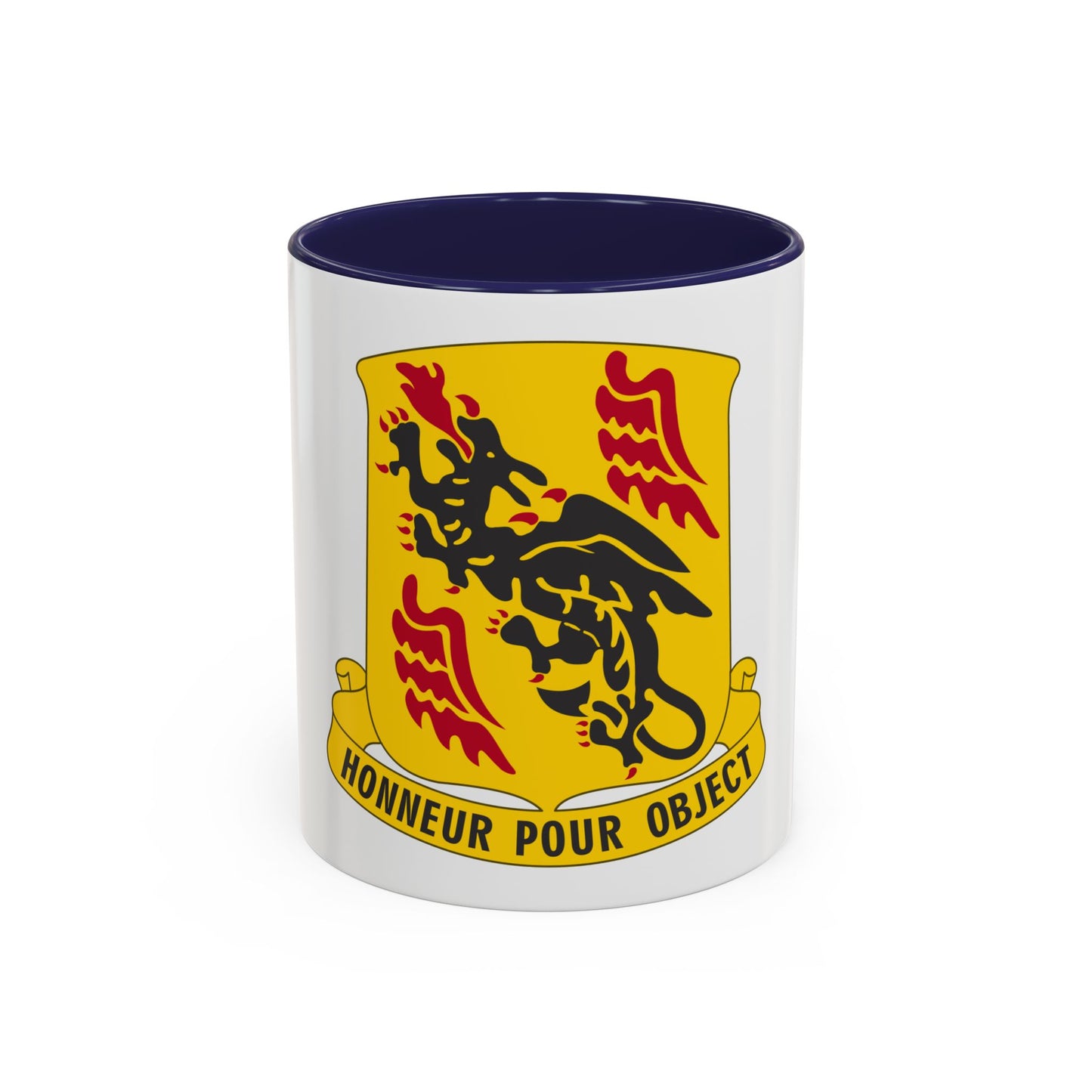 81 Airborne Antiaircraft Artillery Battalion (U.S. Army) Accent Coffee Mug