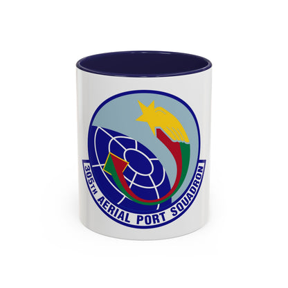 305 Aerial Port Squadron AMC (U.S. Air Force) Accent Coffee Mug