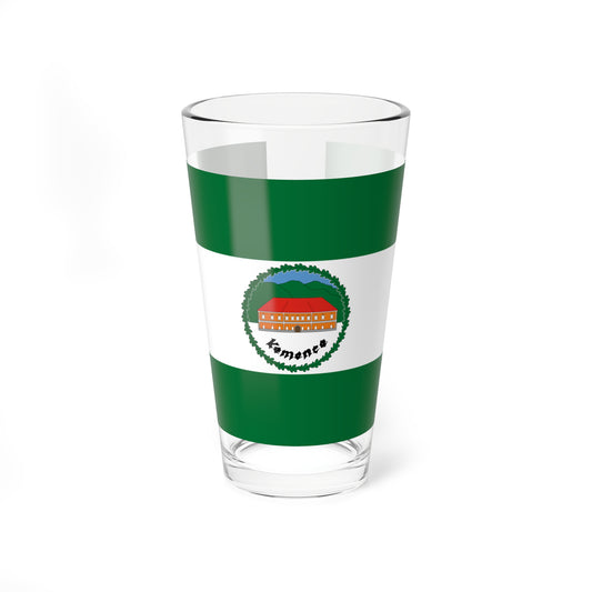 Flag of Kemence (Hungary) Pint Glass 16oz