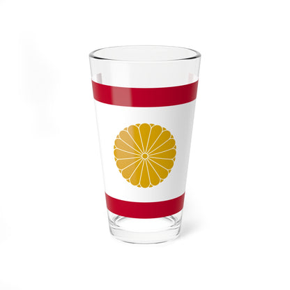 Japan Kouzoku Flag 16ben (Japan) (Coat of Arms) Pint Glass 16oz