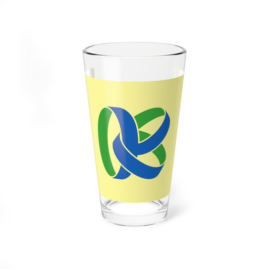 Flag of Kasama Ibaraki (Japan) Pint Glass 16oz