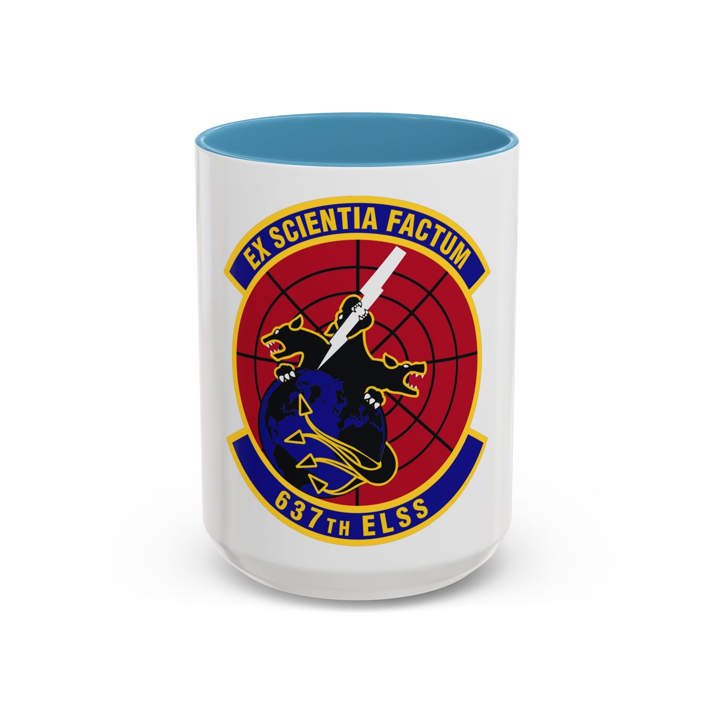 637th Electronic Systems Squadron (U.S. Air Force) Accent Coffee Mug