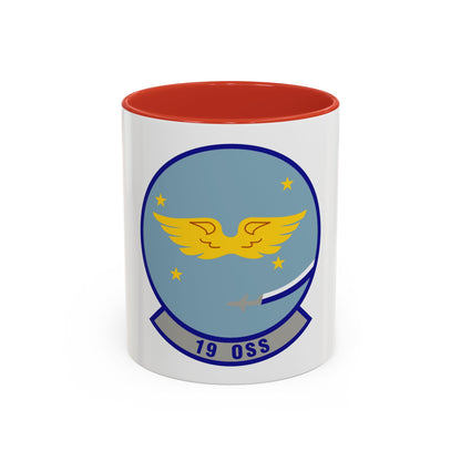 19th Operations Support Squadron (U.S. Air Force) Accent Coffee Mug
