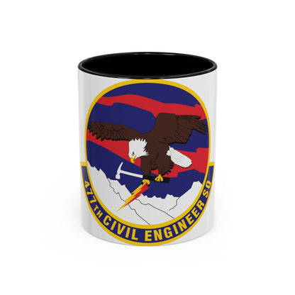 477th Civil Engineer Squadron (U.S. Air Force) Accent Coffee Mug