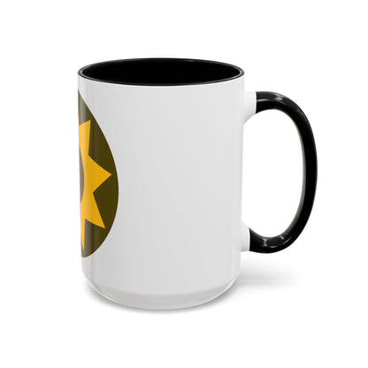 Pacific Coastal Frontier (U.S. Army) Accent Coffee Mug