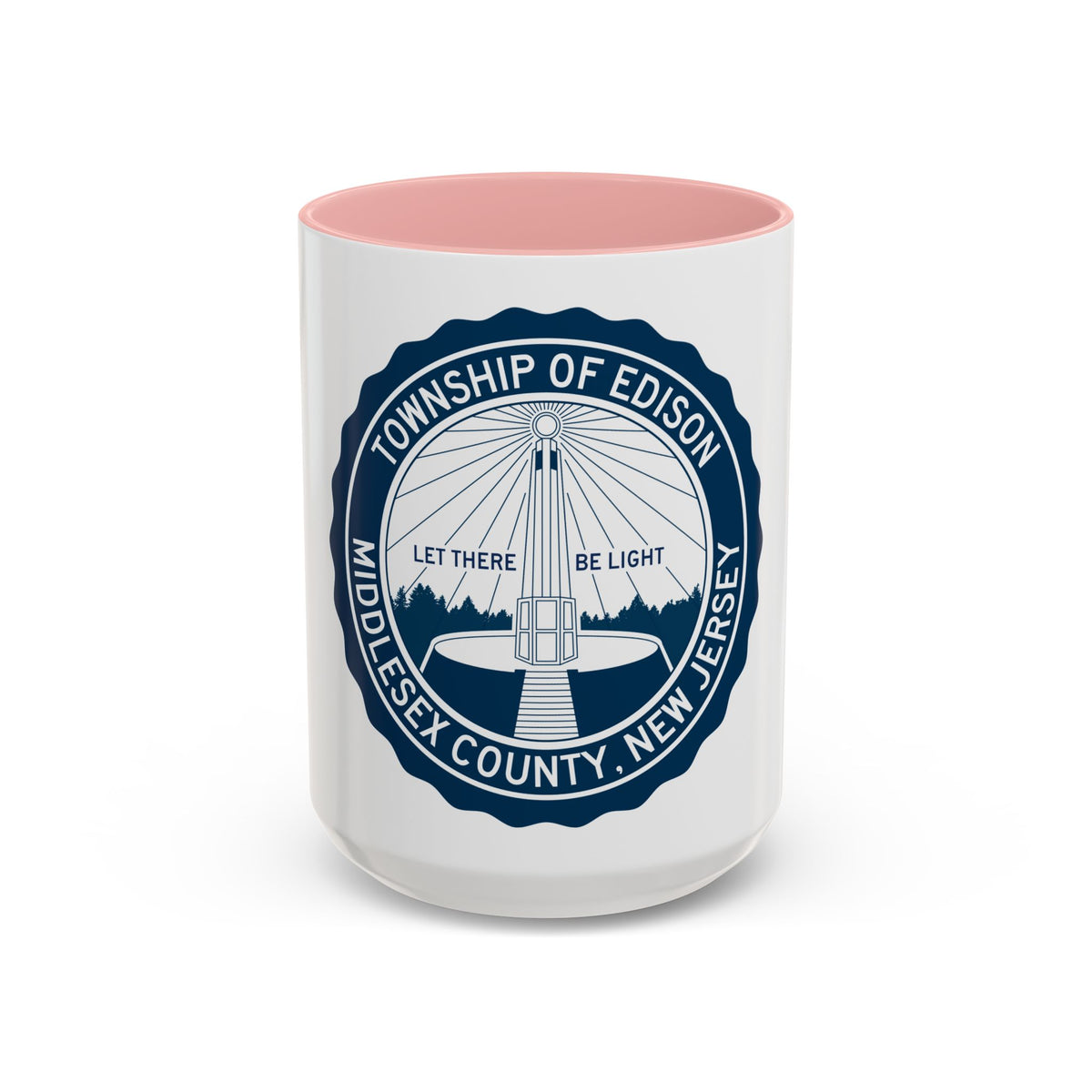 Seal of Edison NJ - Accent Coffee Mug