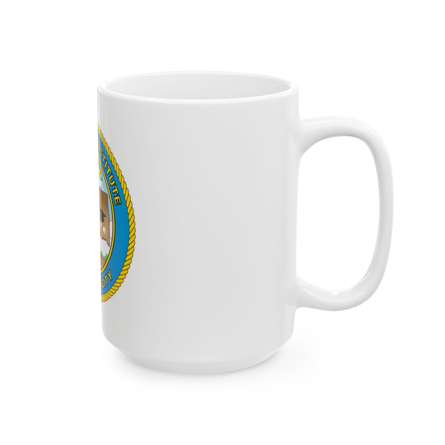 USCG Institute Oklahoma City (U.S. Coast Guard) White Coffee Mug