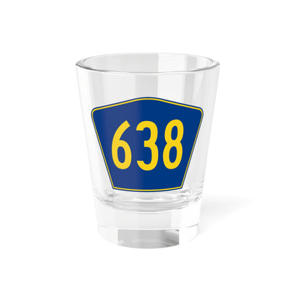 PR secondary 638 (Puerto Rico) (Road Sign) Shot Glass 1.5oz