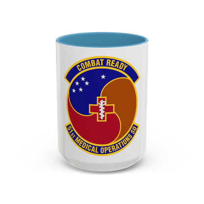 51st Medical Operations Squadron (U.S. Air Force) Accent Coffee Mug