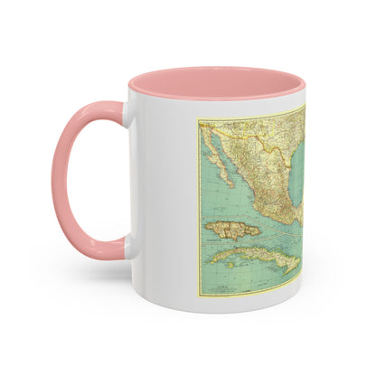 Central America and the West Indies (1934) (Map) Accent Coffee Mug