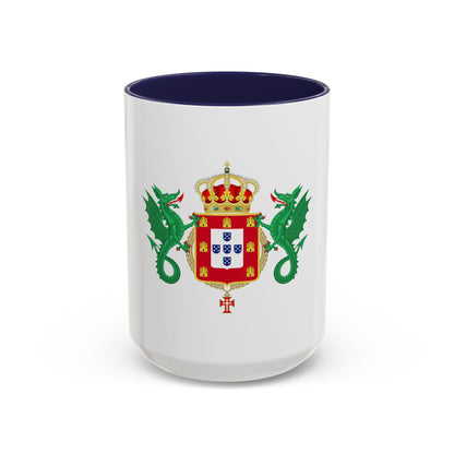 Coat of Arms of the Kingdom of Portugal 1640-1910 - Accent Coffee Mug