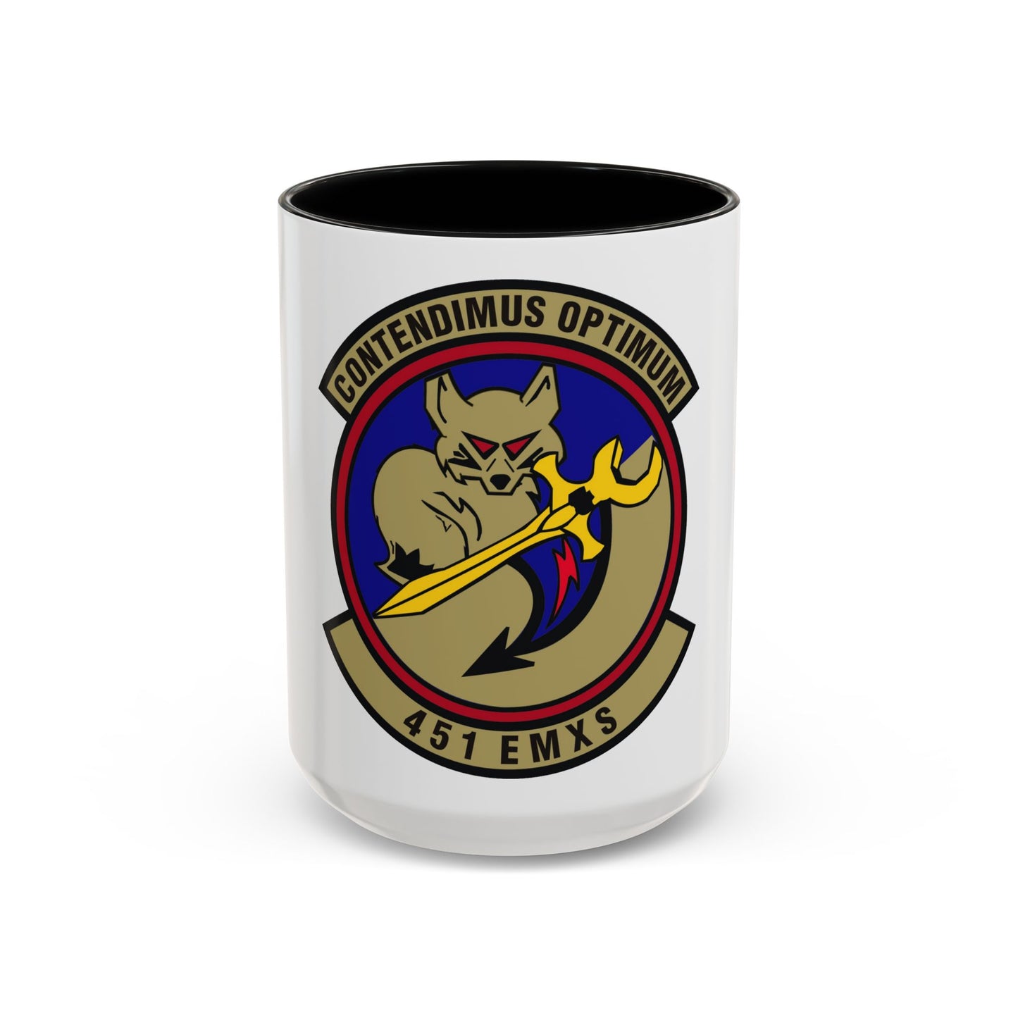 451st Expeditionary Maintenance Squadron (U.S. Air Force) Accent Coffee Mug