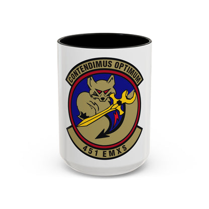 451st Expeditionary Maintenance Squadron (U.S. Air Force) Accent Coffee Mug