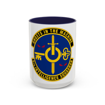5 Intelligence Squadron ACC (U.S. Air Force) Accent Coffee Mug