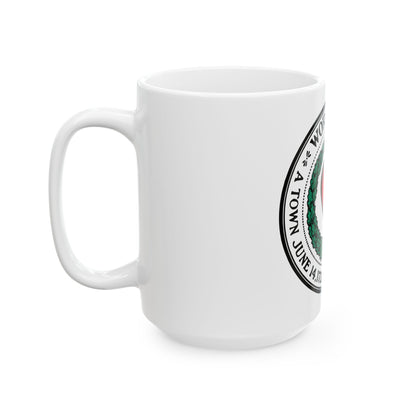 Seal of Worcester Massachusetts - White Coffee Mug