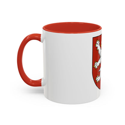 Small coat of arms of the Czech Republic - Accent Coffee Mug