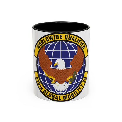 816th Global Mobility Squadron (U.S. Air Force) Accent Coffee Mug