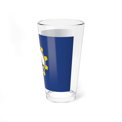 Flag of Zhatay Raion Russia (Russia) Pint Glass 16oz