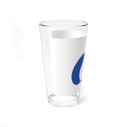 Flag of Ainan Ehime (Japan) Pint Glass 16oz
