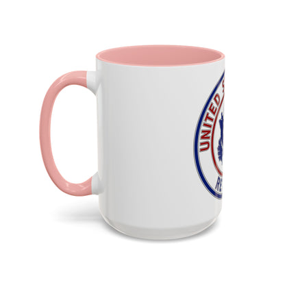 Retired Service Identification Badge 2 (U.S. Army) Accent Coffee Mug