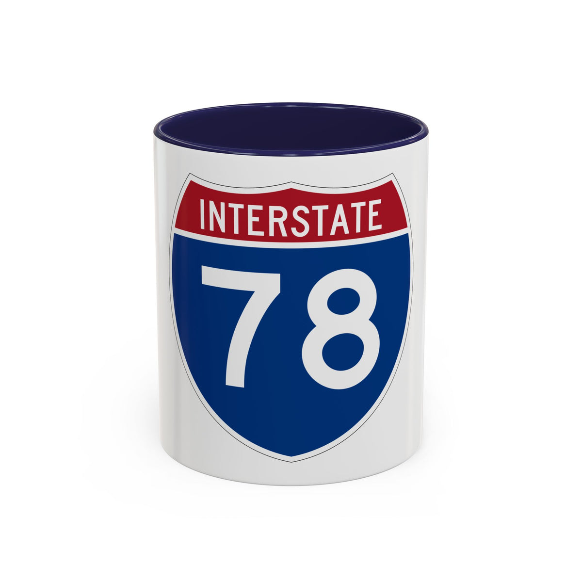 Interstate 78 (U.S. Highways) Accent Coffee Mug