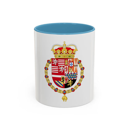 Coat of Arms of Archduke Albert of Austria as Governor-Monarch of the Low Countries - Accent Coffee Mug