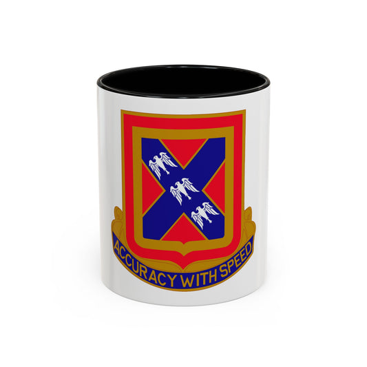 987th Field Artillery Battalion (U.S. Army) Accent Coffee Mug