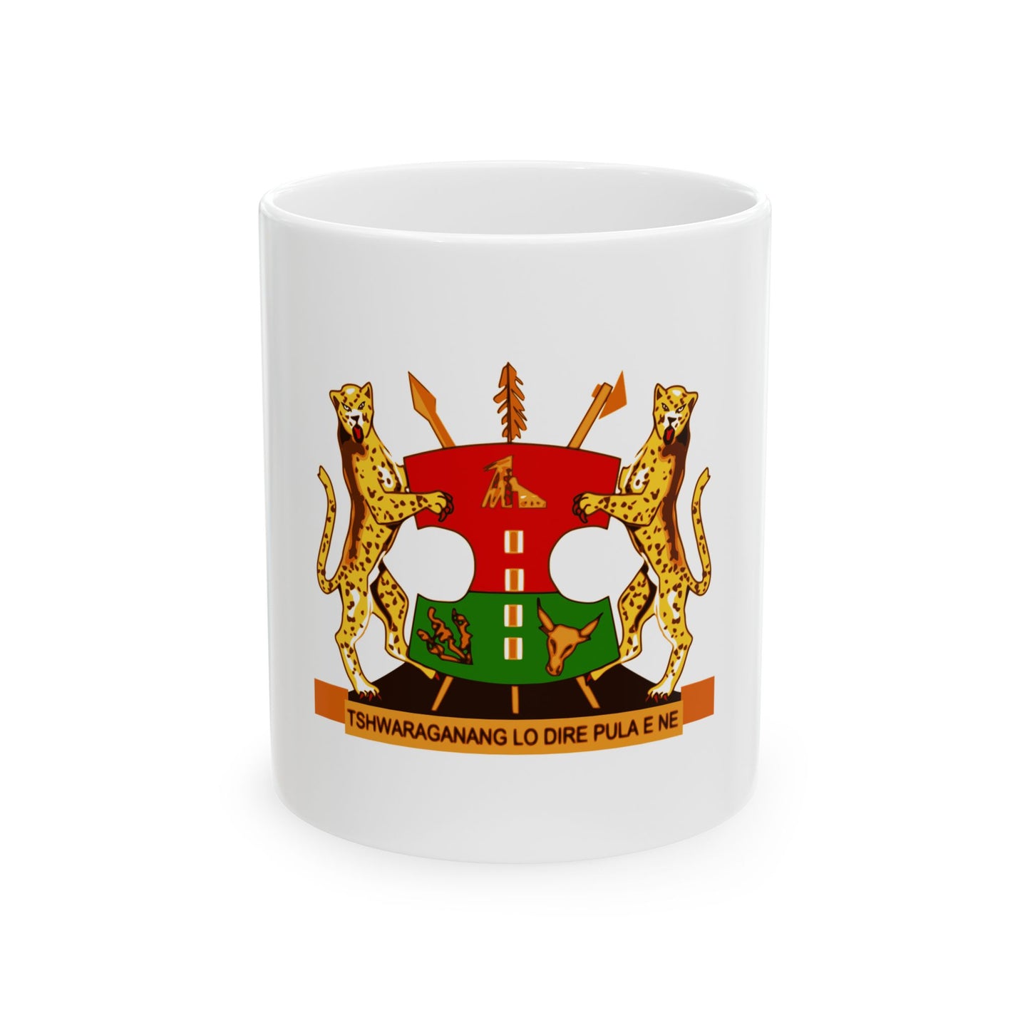 Coat of arms of Bophuthatswana - White Coffee Mug
