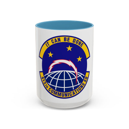 412th Communications Squadron (U.S. Air Force) Accent Coffee Mug