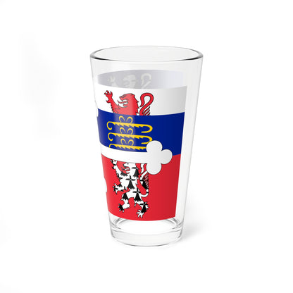 Flag of Ain variant (France) Pint Glass 16oz