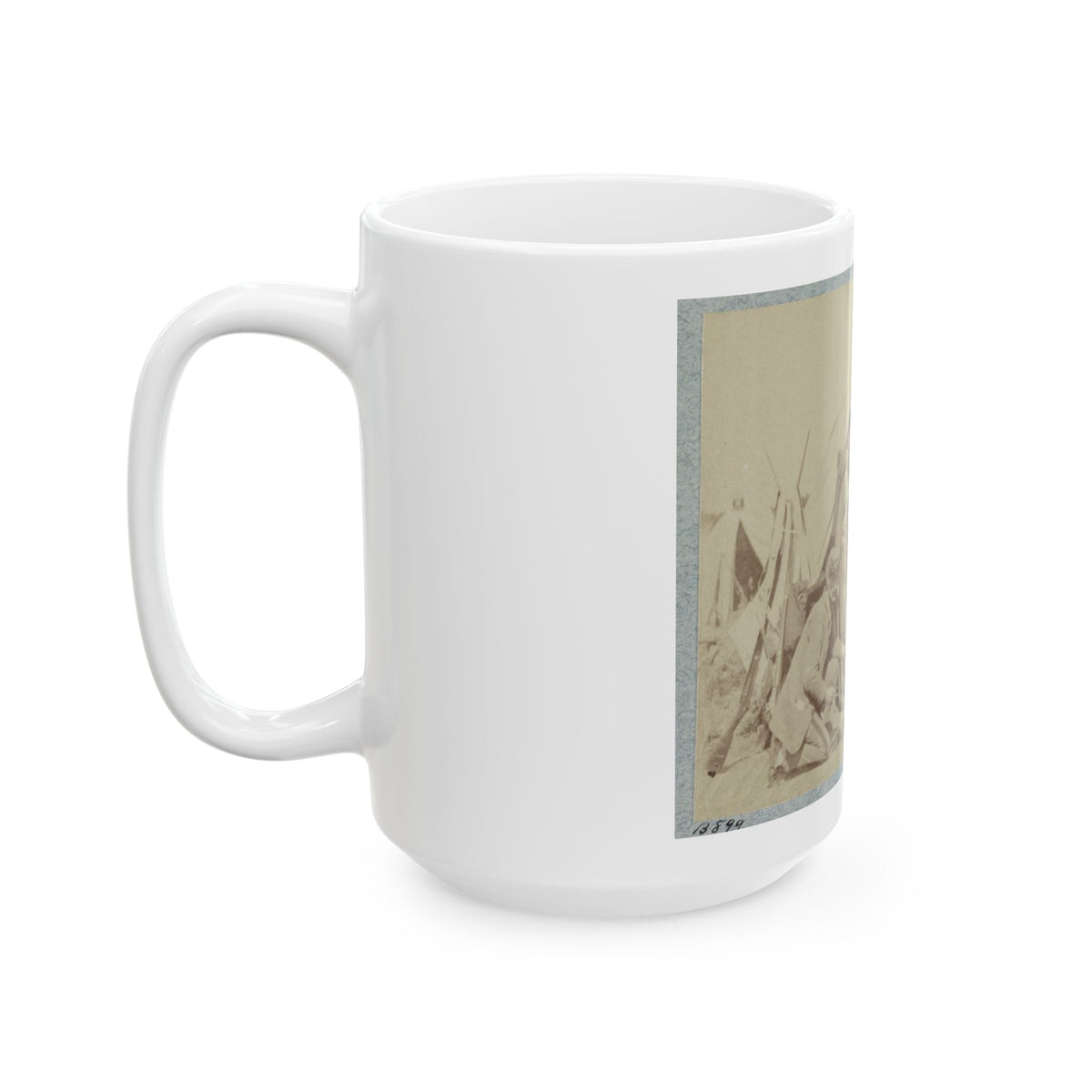 7th N.Y. State Militia, Camp Cameron, D.C., 1861 003 (U.S. Civil War) White Coffee Mug