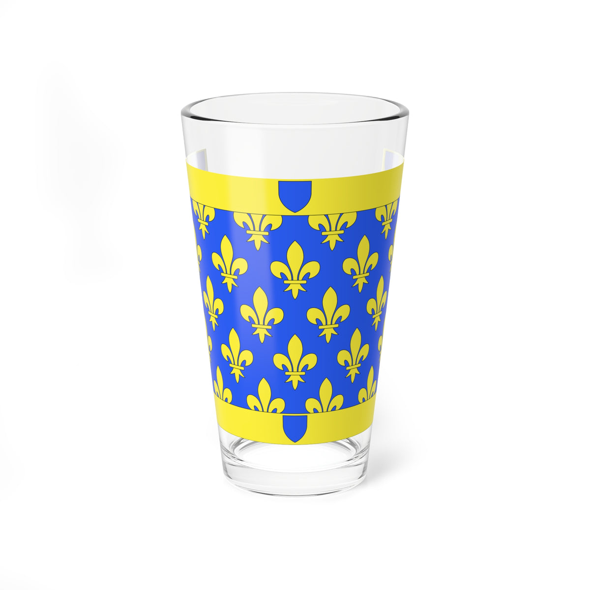 Drapeau fr departement Ardeche (France) Pint Glass 16oz
