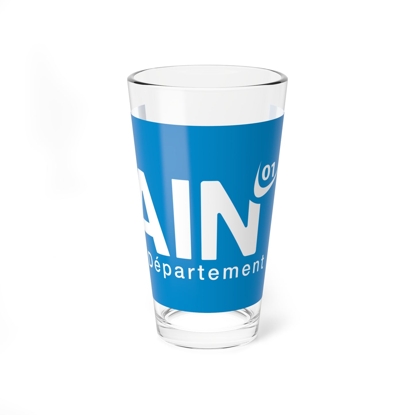 Flag of the Department of Ain (France) Pint Glass 16oz