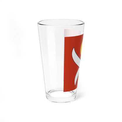 CHE Leimbach ZH Flag (Switzerland) Pint Glass 16oz