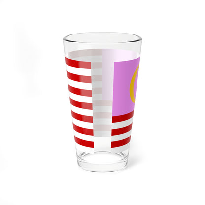 Gay Pride Flag of Malaysia (Malaysia) Pint Glass 16oz